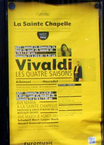 The poster for our excellent concert