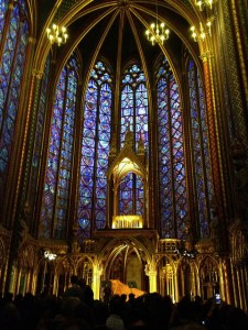 The view from our seats as Cervera leads the Orchrestre Paris Classik onto the stage