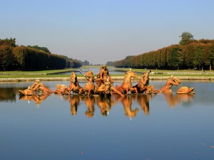The Fountain of Apollo by Le Brun. The Grand Canal provides an excellent backdrop.