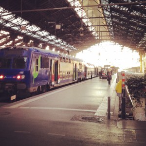 Gare de Lyon at dawn.  (Many more pictures below, I promise!)